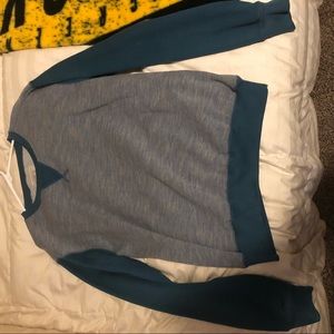 Blue and Gray Sweater